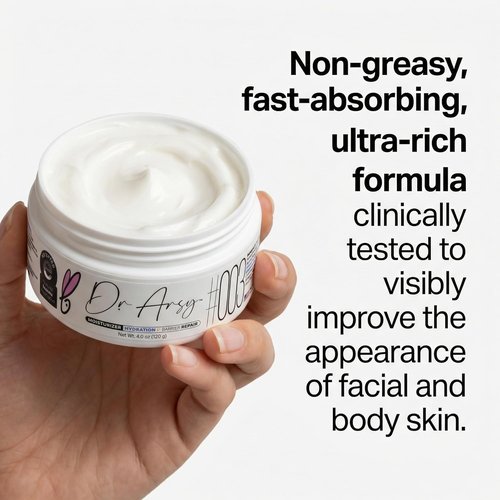 Regine Switzerland Moisturizer #003 - Hydrating & Repair Cream for Dry, Sensitive Skin | Fragrance-Free, Vegan | 120g