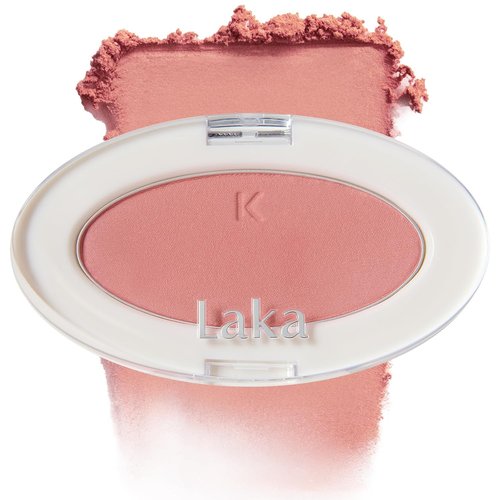 Laka Love Silk Blush - Radiant Buildable Powder Blush for Natural Glow | Long-Lasting Moisturizing Formula (#705 Angel)