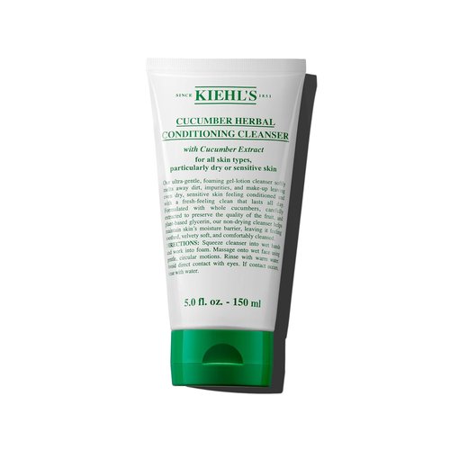 Kiehl's Cucumber Herbal Conditioning Cleanser - Gentle Face Wash for Dry & Sensitive Skin | 5 fl oz