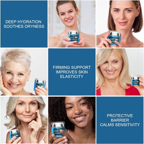 Regine Switzerland Retinol Collagen Face Moisturizer - Anti-Aging Hydrating Cream for Day & Night, 1.7 fl oz
