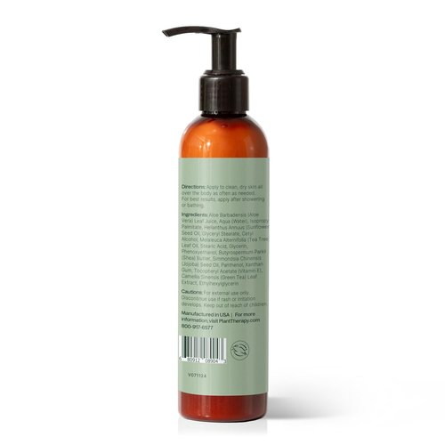 Plant Therapy Tea Tree Body Lotion - Hydrate & Nourish Skin with Aloe & Shea | 8 oz