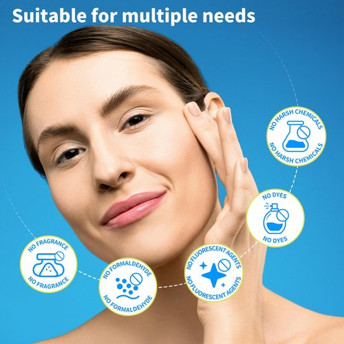 matern'ella Hanging Dry Wipes 166 Counts Face Towel Washcloth Facial Cleansing Thickened Makeup Remover Disposable Soft Face Towelettes for Sensitive Skin Fragrance and Alcohol Free Wet Dry Dual Use