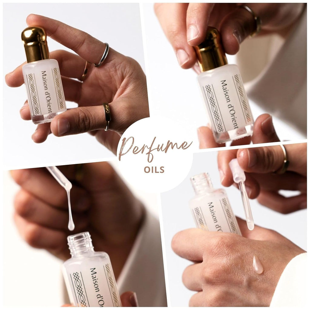 Spice and Bloom Perfume Oil - Long-Lasting Oriental Cinnamon Jasmine & Oud Blend | 12 mL Alcohol-Free