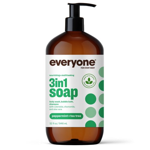 Everyone 3-in-1 Tea Tree Peppermint Soap, 32 FZ