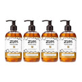 Indigo Wild Zum Hand Soap - Natural Liquid Soap with Frankincense & Myrrh Scent - 12 oz (4 Pack)