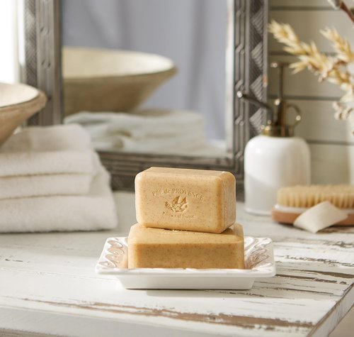 Pre de Provence Moisturizing Soap Bar - Shea Butter Enriched | Long Lasting Honey Almond, 5.3 Ounce