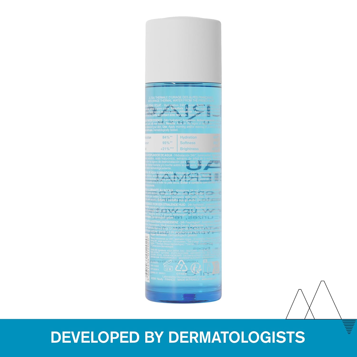 Uriage Thermal Water Essence - Hydrating Facial Booster with Hyaluronic Acid for 24-Hour Moisture & Brightness