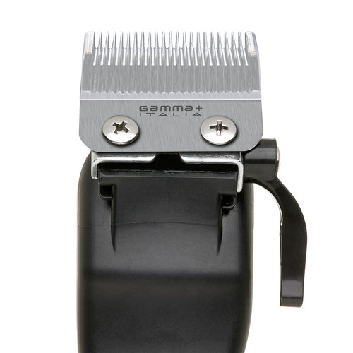 GAMMA+ Replacement Fixed Stainless Steel Taper Hair Clipper Blade with Stainless Steel Shallow Tooth 2.0 Cutter Set