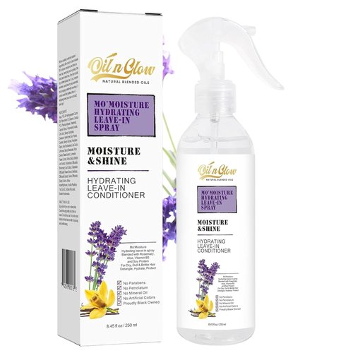 Regine Switzerland Lightweight Leave-In Conditioner Spray - Rosemary & Castor Oil | Color Safe, 8.45 Fl. Oz
