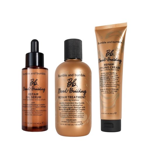 Bumble and bumble. Bond-Building Oil Serum Set - Strengthens & Repairs Damaged Hair | For Curly, Wavy & Straight Types
