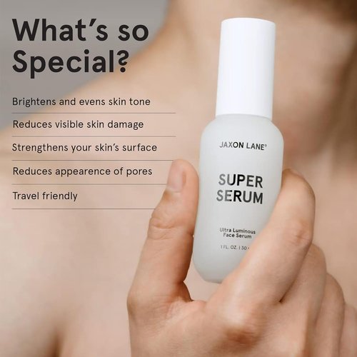JAXON LANE Super Serum - Anti-Aging Face Serum with 5% Niacinamide & Vitamin C | 1oz for Men