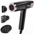 Skiennix Dual Voltage Ionic Hair Dryer - 1875W Fast Drying with Diffuser | Lightweight & Low Noise for Travel
