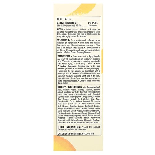 Mad Hippie Hydrating Facial SPF 25+, Zinc Oxide Sunscreen, Reef-Safe Face Cream, Fragrance-Free, 2 Oz