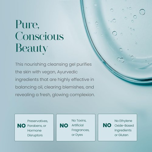 Hylunia Skincare Salicylic Facial Cleansing Gel - Deep Pore Cleanser for Oily Skin, Exfoliates & Hydrates, 5.1 fl. oz.