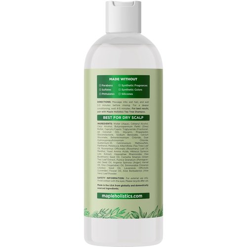 Regine Switzerland Tea Tree Conditioner - Sulfate-Free Formula for Dry Hair & Scalp Care
