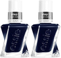 essie Gel Couture Nail Polish, Deep Navy Blue, 0.46 Ounce | Longwear | Caviar Bar | Pack of 2