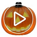 Halloween Pumpkin Lantern - Spooky Indoor Outdoor Jack-o-Lantern Decor