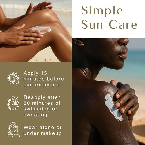 Black Girl Sunscreen SPF 30 - Ultra Sheer Moisturizing Sun Lotion for Melanin Rich Skin | Travel Size 2 fl oz