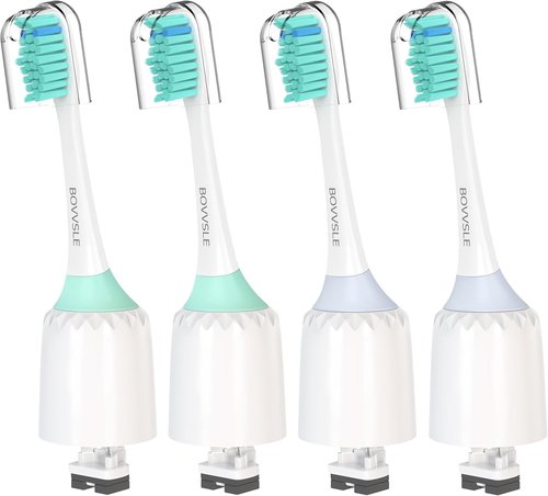 Philips Sonicare Replacement Toothbrush Heads - E-Series & Essence Compatible | 4-Pack Electric Brush Heads