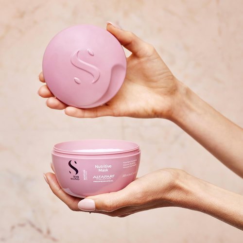 Alfaparf Milano Semi Di Lino Moisture Nutritive Mask - Hydrating Treatment for Dry Hair | Color Safe, Sulfate-Free