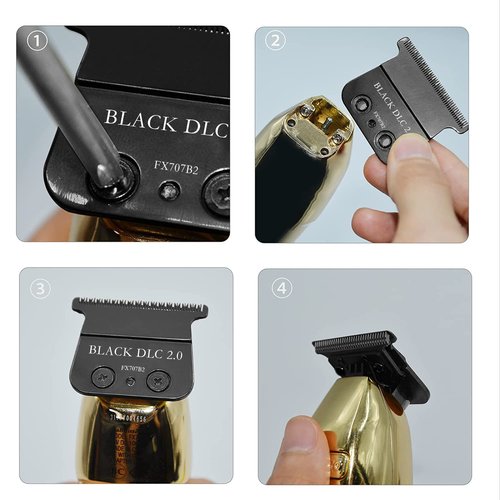 BaBylissPRO FX707B2 Replacement Blades - Compatible with FX787 & LoPROFX Trimmers | 2-Pack