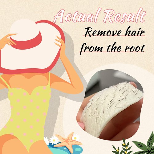 Ajoura 1lb Refill Wax Beans for Hair Removal Kit, Brazilian Coarse Waxing for Bikini, Face, Eyebrow, Back, Chest, Legs, Armpit, At Home Waxing Beads for Women Men