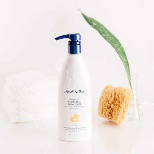 Noodle & Boo Fragrance-Free Body Wash - Soothing Formula for Baby Eczema Care, 16 fl. oz.