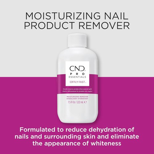 CND OFFLY FAST Nail Polish Remover - Moisturizing Formula | 2 Fl Oz for Gentle Removal