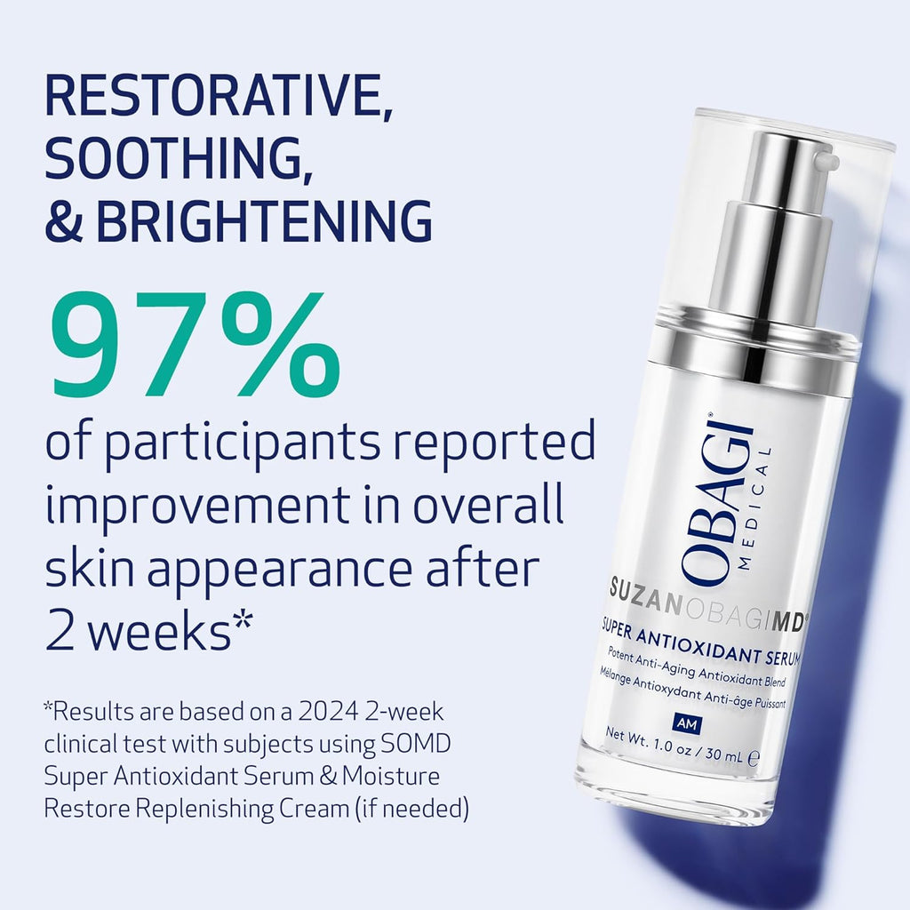 SUZANOBAGIMD Super Antioxidant Serum - Reduces Fine Lines & Wrinkles, Brightens Skin Tone - 1 oz