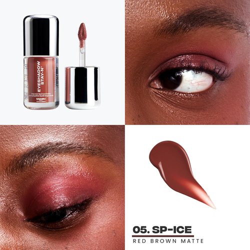 Sacheu Liquid Eyeshadow - Longwear Eye Makeup | Buildable, Highly Pigmented Cream in Matte & Shimmer, Sp-ICE