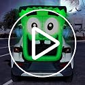 Inflatable Halloween Car Decoration with Built-in LEDs - Green Zombie Trick or Treat Yard Decor