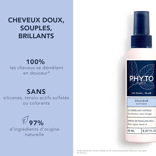 Phyto Softness Detangling Milk - Nourishing Formula for Smooth, Manageable Hair | 6.7 Fl Oz