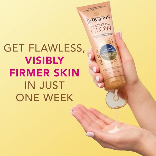 Jergens Natural Glow Daily Moisturizer - Firming Formula for Medium to Tan Skin Tones | 7.5oz