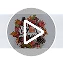 Fall Artificial Maple Leaf Mesh Wreath with Pumpkin and Welcome Sign - Front Door Decor