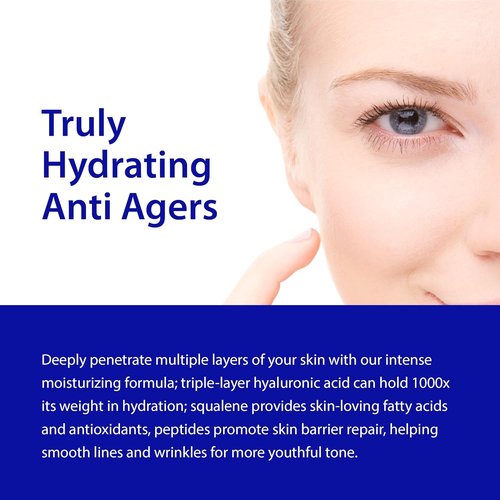 Dr. Denese SkinScience Firming Eye Cream - Collagen, Hyaluronic Acid & Peptides for Smoother Under Eyes | 0.5oz Travel Size