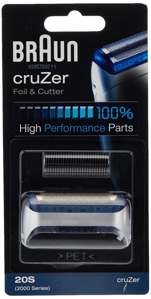 Braun 20S CruZer Razor Head Replacement - Precision Cutting for Smooth Shaving