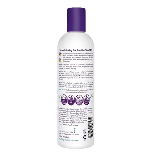 Fairy Tales Daily Cleanse Kids Shampoo - Gentle, Tangle-Free, Moisturizing Formula | 12 oz, Paraben-Free