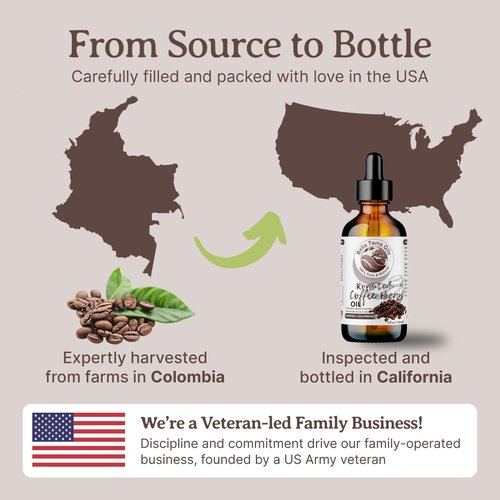 Bella Terra Oils – Roasted Bean Oil 8 oz – Pure Extract from Roasted Seeds, Enriched with Fatty Acids, An Elixir for Skin