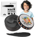 Hansuby Temporary Black Hair Color Wax - Washable Styling Mud for Kids | Instant Dye for Cosplay & Halloween