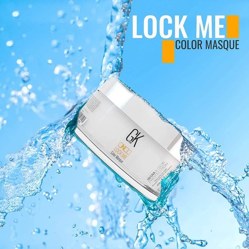 GK HAIR Hair Masque - Global Keratin Lock Me Deep Conditioner for Color Protection | 7.05 Fl Oz (200g)