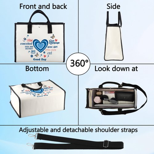 BWWKTOP Singer Album Cosmetic Makeup Bag Concert Fans Gift Zipper Pouch Merchandise (GoodDay BG)
