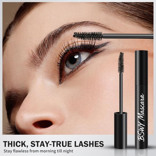 Essence Sky High Mascara - Waterproof Lengthening & Volumizing Formula for Women 60+, Smudge-Proof & Long-Lasting