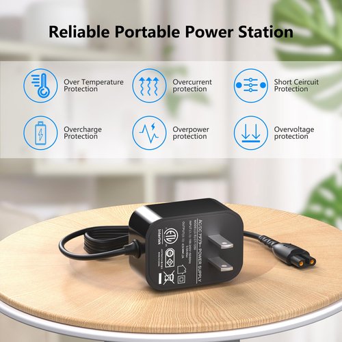VHBW 4.5V Charger Compatible with Andis 73000 Envy SPA045120DU 73102 73105 73106 73005 73010 73045 73060 73095 77511 73500 73035 LCL-2 Cordless Clipper