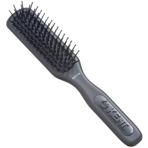 Kent | AH11G Airhedz Pro Narrow Pin Hair Brush - Fine Pin Detangler for Pain-Free Taming & Straightening