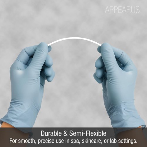 Appearus Plastic Tongue Depressor Spatula 50 Pack – Disposable Mixing Sticks for Wax, Facial Masks, Skincare, Resin, Crafts & Lab Use – Flexible Applicators for Spa, Salon, or DIY