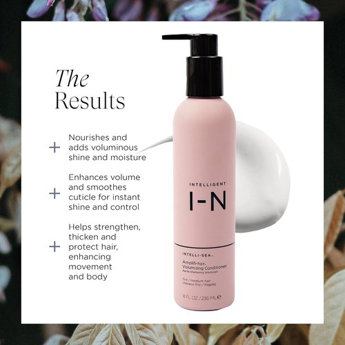 Intelligent Nutrients Amplifi-Hair Volumizing Conditioner - Weightless Hydration & Detangling for Fine Hair | 8 Oz Vegan Formula
