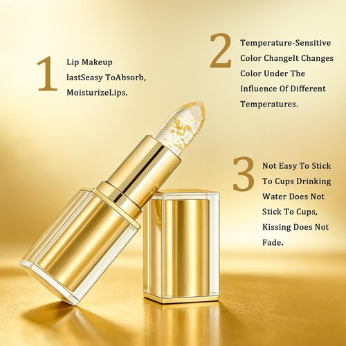 PH Adjusting Lipstick for Mature Women - Color Changing, Transfer Proof & Long-Lasting Glossy Shine (2 Pcs)