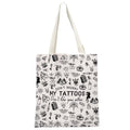 GJTIM Tattoo Lover Gift - Don't Worry My Tattoos Don't Like You Either Zipper Pouch Makeup Bag for Tattooer