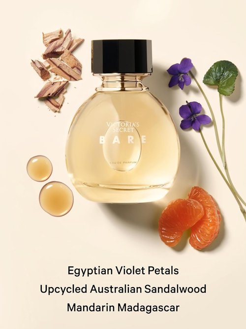 Victoria's Secret Bare Eau de Parfum Travel Spray - Mini Women's Perfume with Sandalwood & Mandarin (0.23 oz)