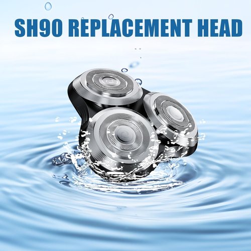 Philips Norelco SH90 Replacement Heads - Upgrade Double-Layer Precision Blades (3 Pack)